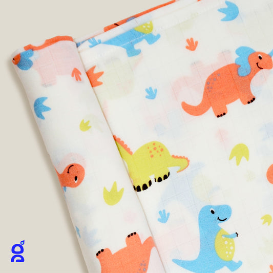 Muslin Cotton Swaddles Wrap For Newborn Baby (Pack of 3)