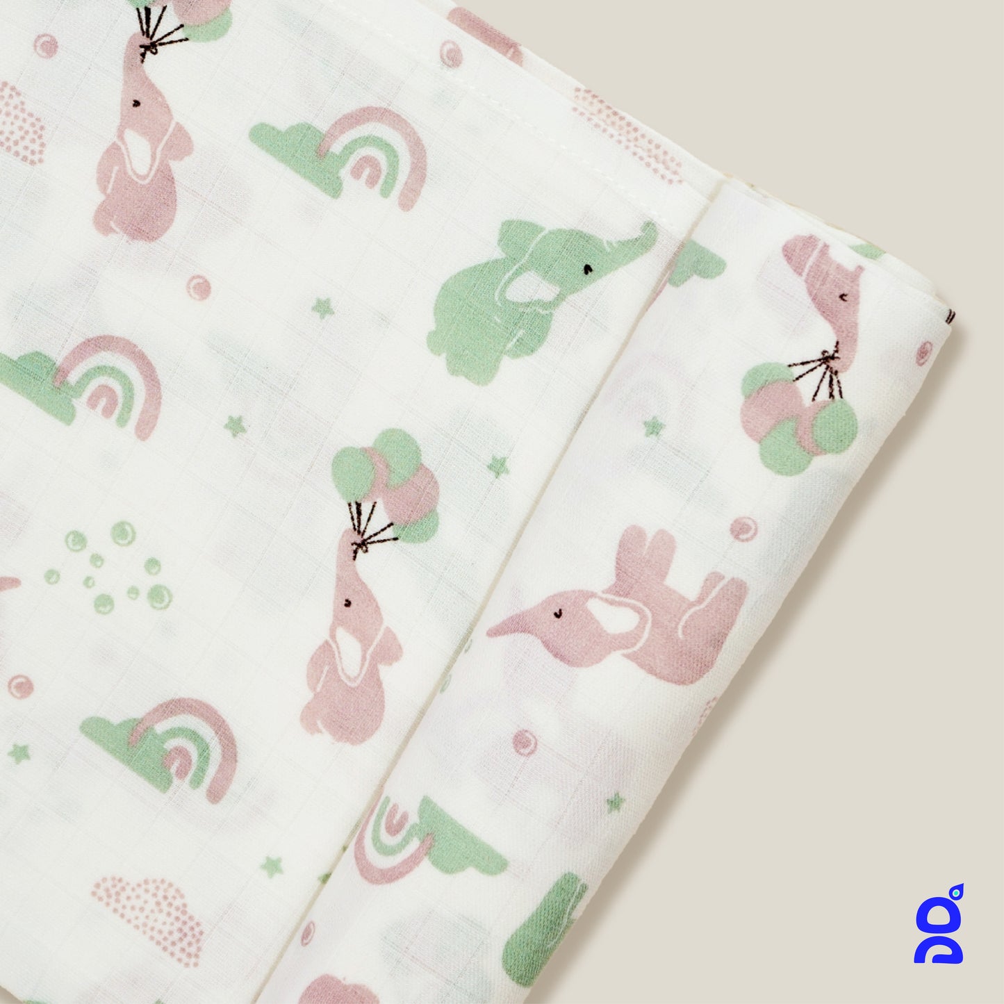 Muslin Cotton Swaddles Wrap For Newborn Baby (Pack of 3)