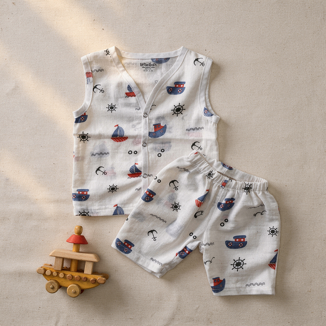Vastra Organic Muslin Cord Set