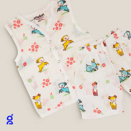 Organic Cotton Muslin Cord Set (Pack of 2)