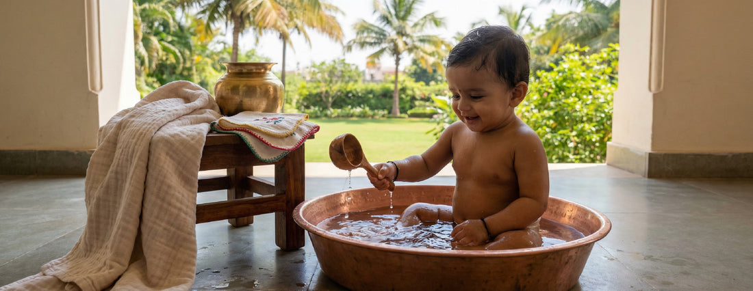 How Summer Baths Help Babies Sleep Better in Indian Heat | Baby Summer Care India