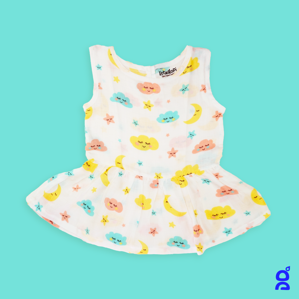 Sleeveless Frock Dress for baby girl
