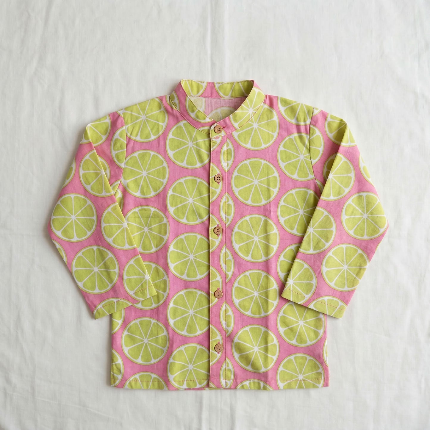 Vastra Cambric Cotton Play to Sleep Cord-Set Pink Lemon