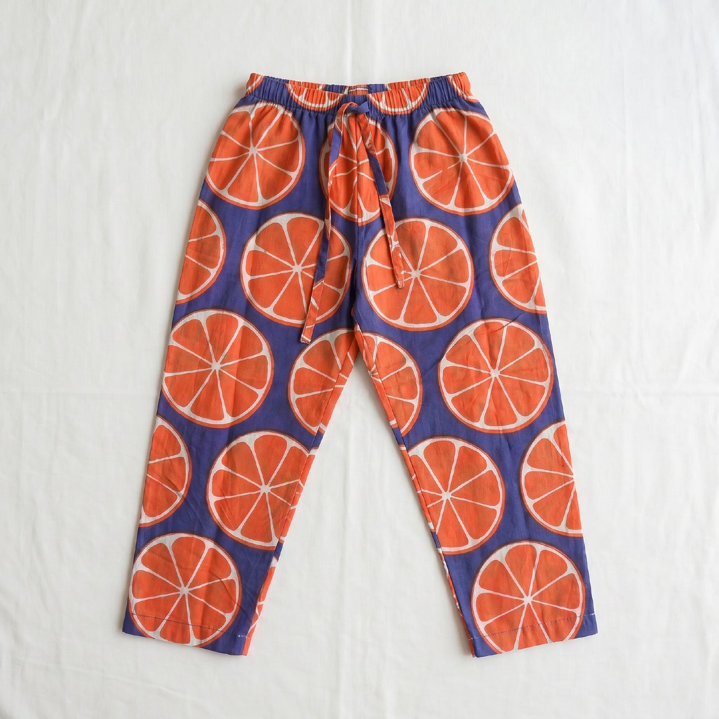 Vastra Cambric Cotton Play to Sleep Cord-Set Blue Orange