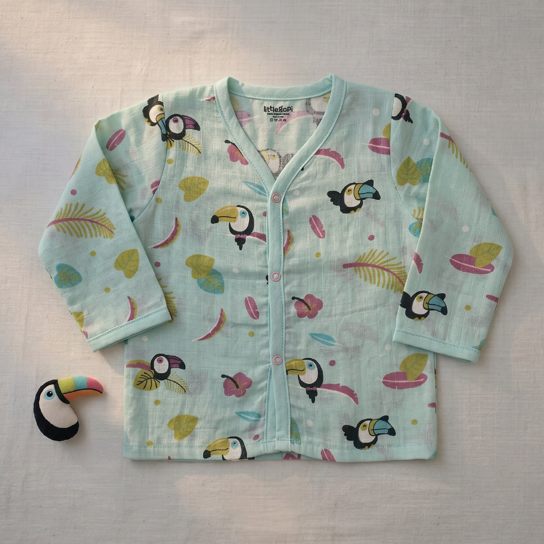 Vastra Organic coloured Full Sleeve Muslin Buy 3 sets Pyjamas and Get 1 Free