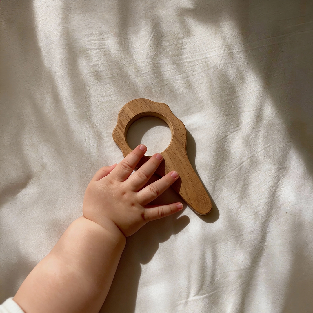 Khilone Neem Wood Teether Set of 3