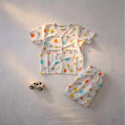 Vastra Organic Half Sleeve Muslin 2 sets Pyjamas