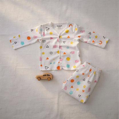 Vastra Organic Full Sleeve Muslin Pyjamas
