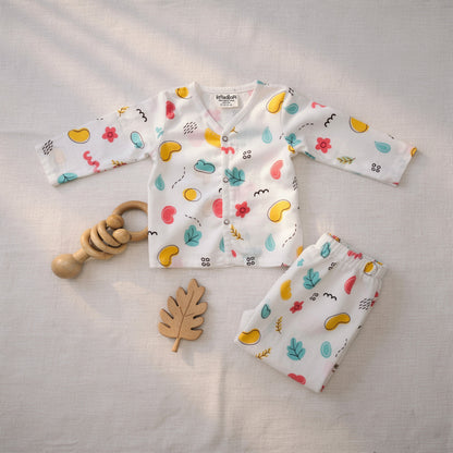 Vastra Organic Full Sleeve Muslin 2 sets Pyjamas