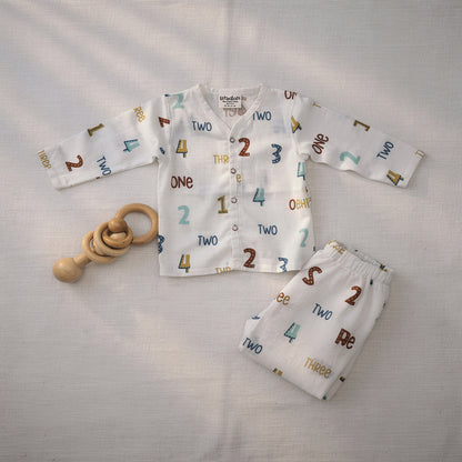 Vastra Organic Full Sleeve Muslin 4 sets Pyjamas