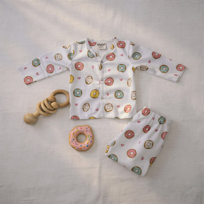 Vastra Organic Full Sleeve Muslin 2 sets Pyjamas
