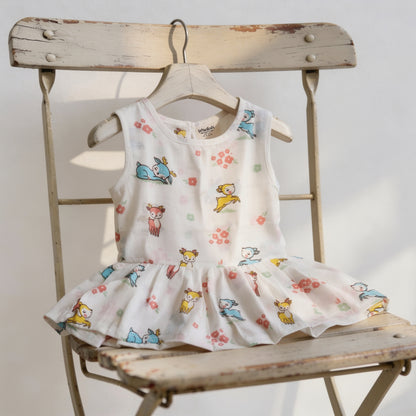 Vastra Organic Muslin Frock - Buy 5 get 5 Free