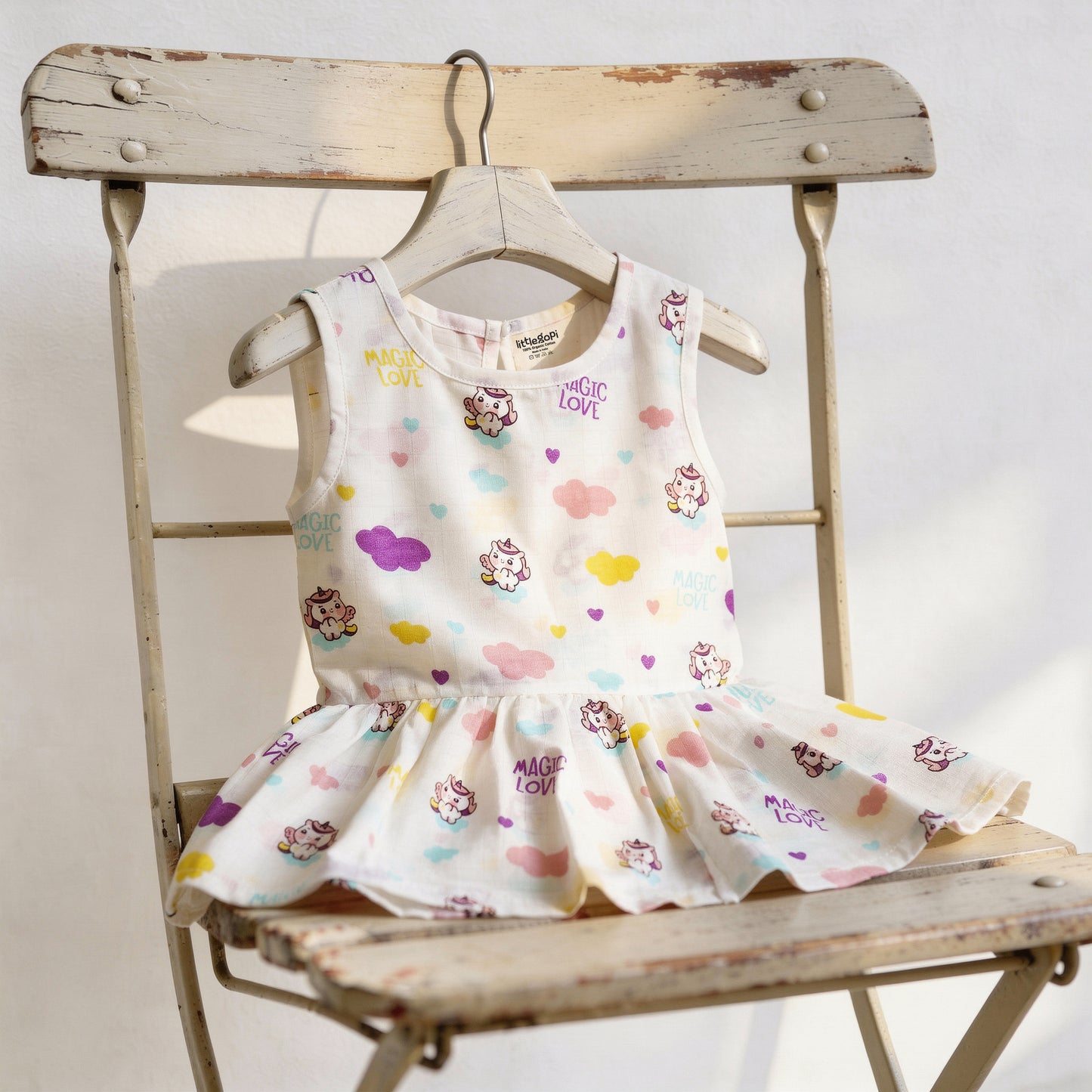 Vastra Organic Muslin Frock - Buy 5 get 5 Free