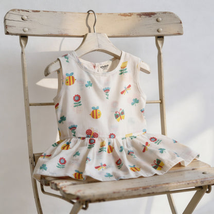 Vastra Organic Muslin Frock - Buy 5 get 5 Free
