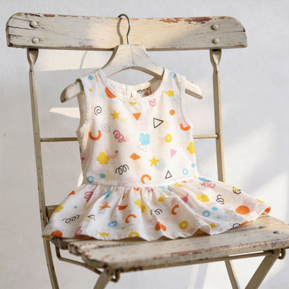 Vastra Organic Muslin Frock - Buy 5 get 5 Free