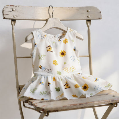 Vastra Organic Muslin Frock - Buy 5 get 5 Free