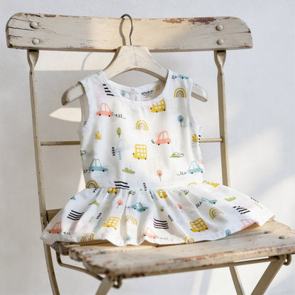 Vastra Organic Muslin Frock - Buy 5 get 5 Free