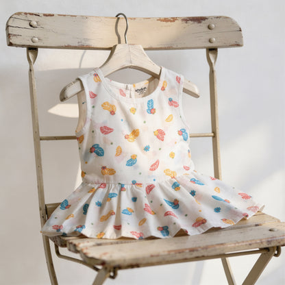 Vastra Organic Muslin Frock - Buy 5 get 5 Free