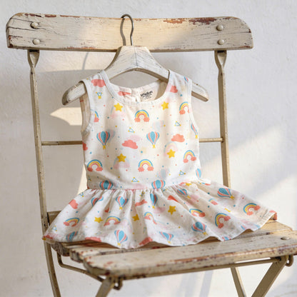 Vastra Organic Muslin Frock - Buy 5 get 5 Free
