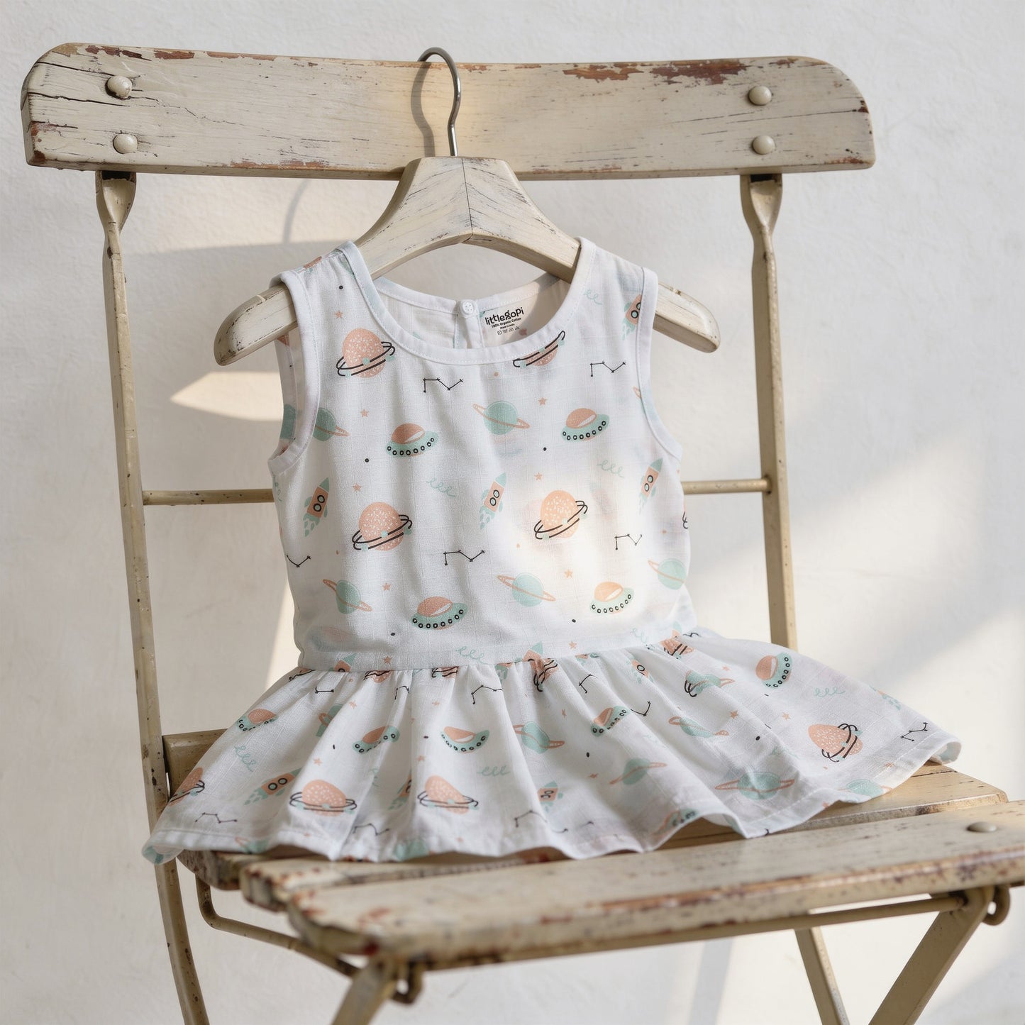 Vastra Organic Muslin Frock - Buy 5 get 5 Free