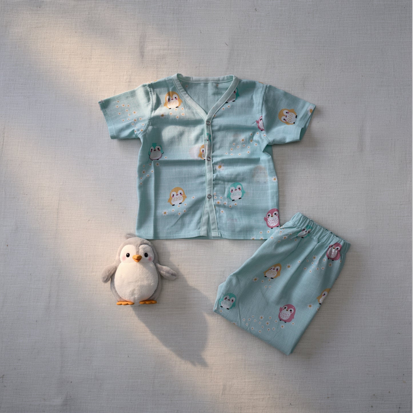 Vastra Organic coloured Half Sleeve Muslin Buy 3 sets Pyjamas and Get 1 Free