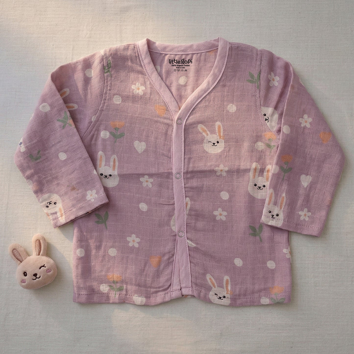 Vastra Organic coloured Full Sleeve Muslin Buy 3 sets Pyjamas and Get 1 Free